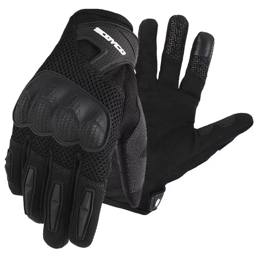 SCOYCO Summer Motorcycle Gloves Full Finger Touch Screen MC58-2